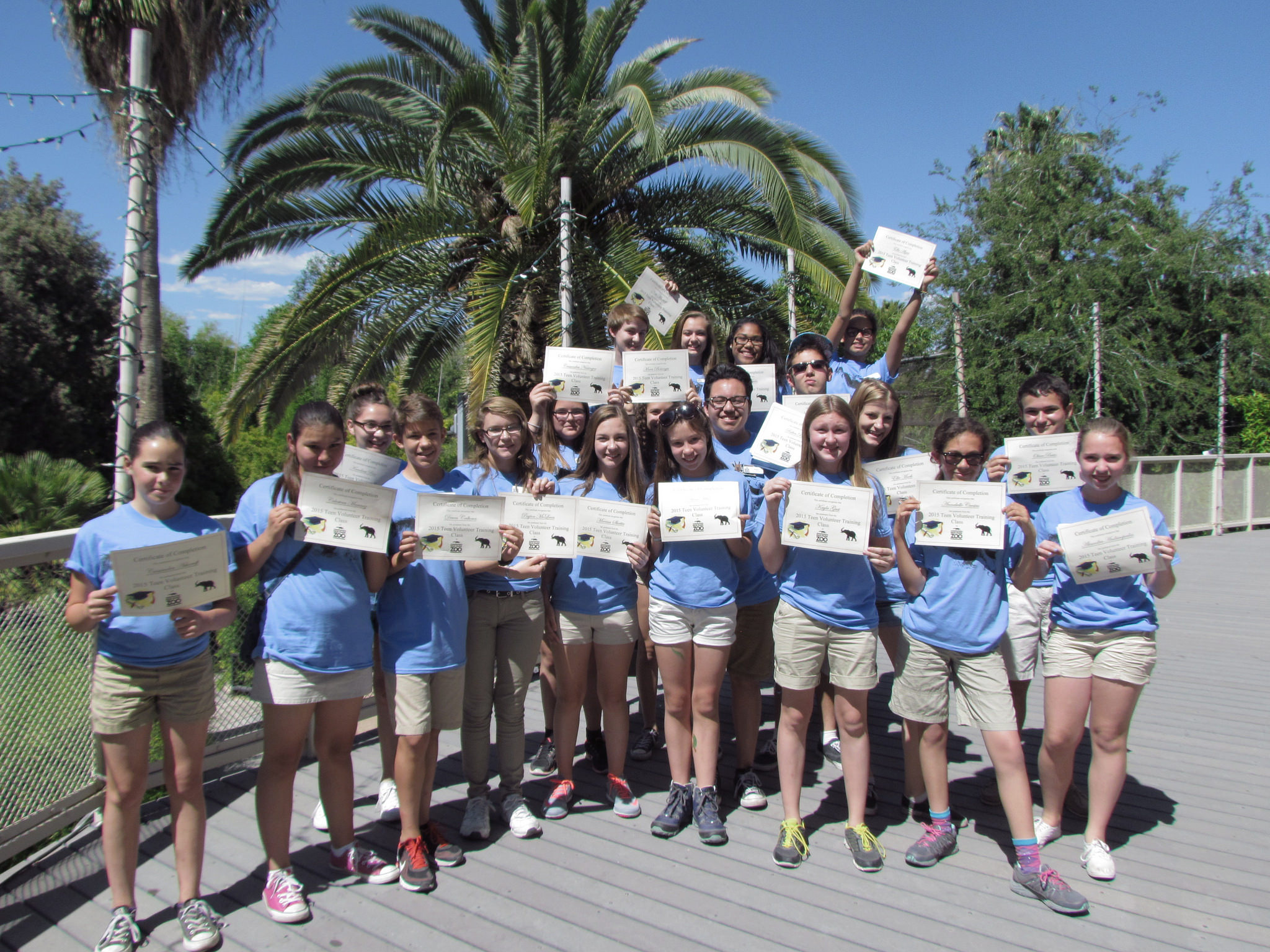 Congratulations 2015 Teen Volunteers! | Reid Park Zoo