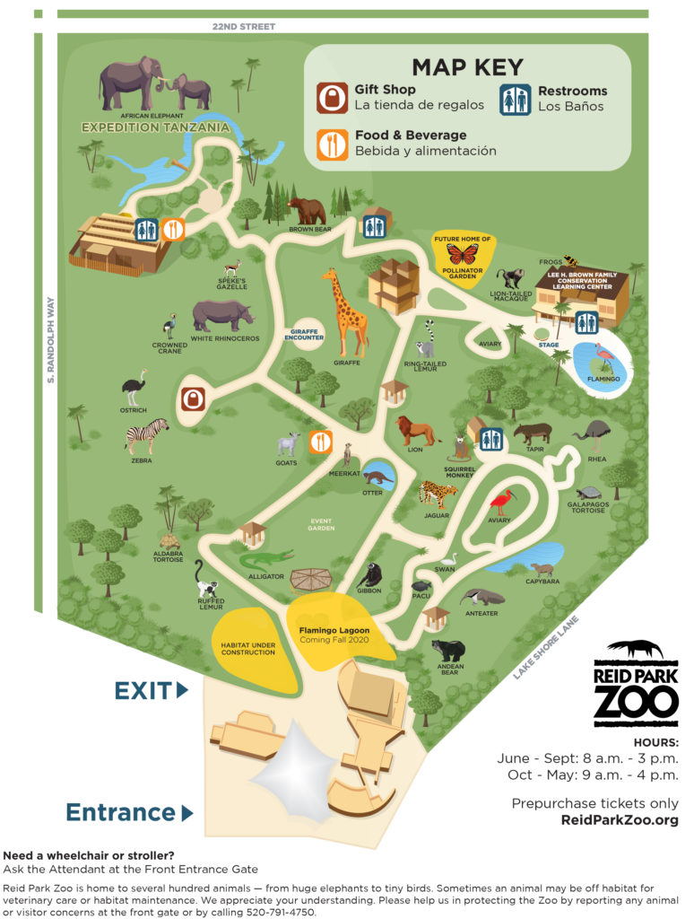 Zoo Map | Reid Park Zoo