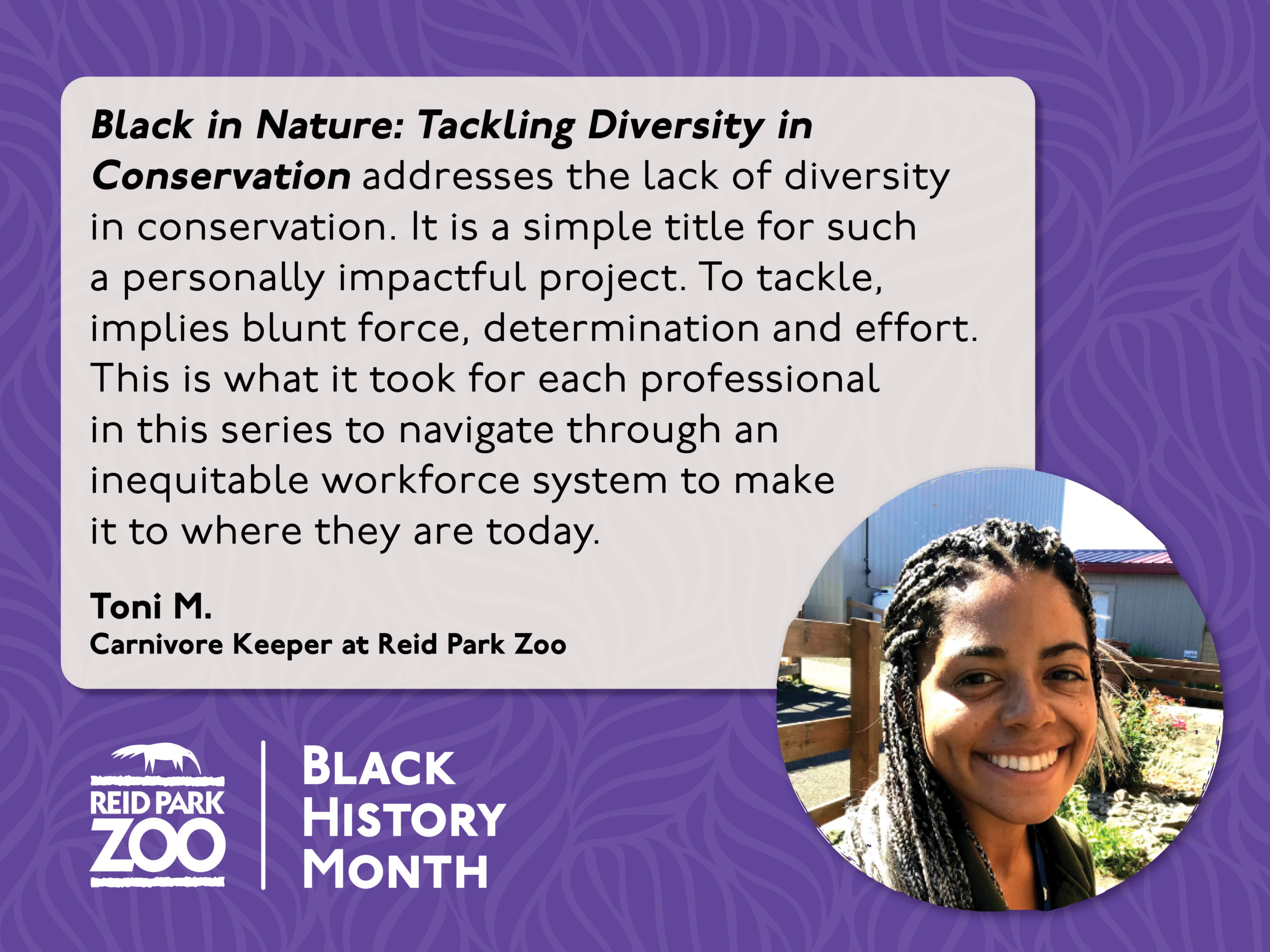 Thank You For Following Along with Black in Nature: Tackling Diversity in Conservation