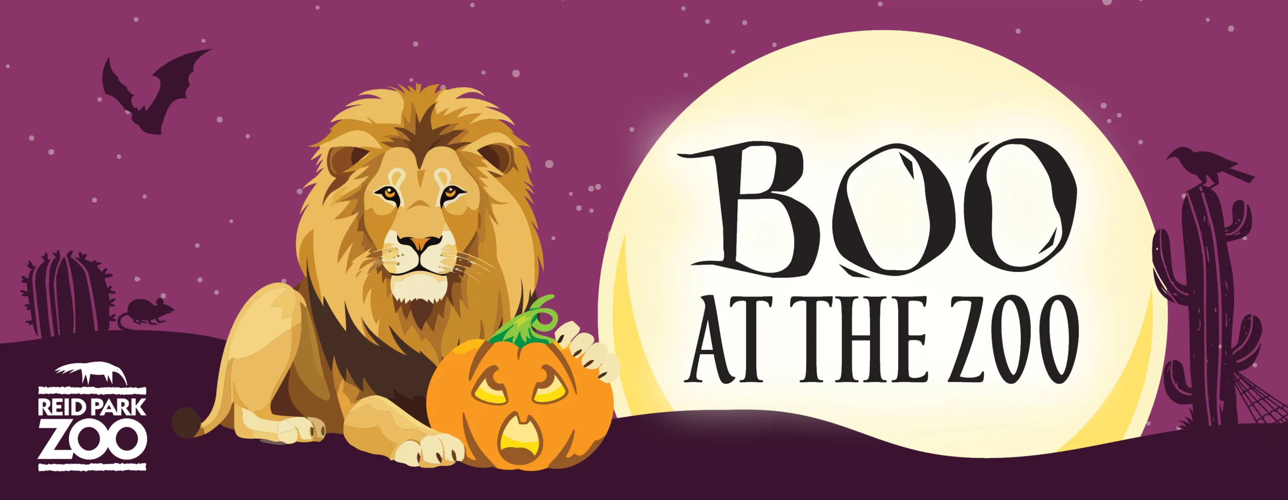 Boo at the zoo banner