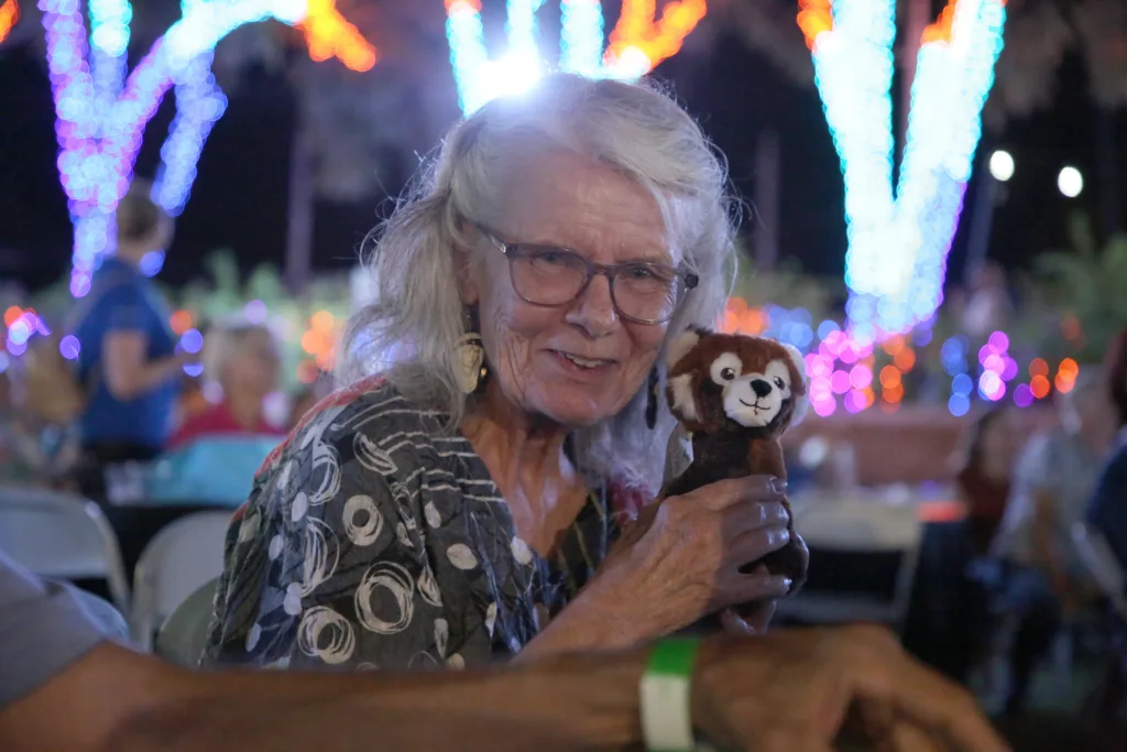 Auction guest mary red panda give