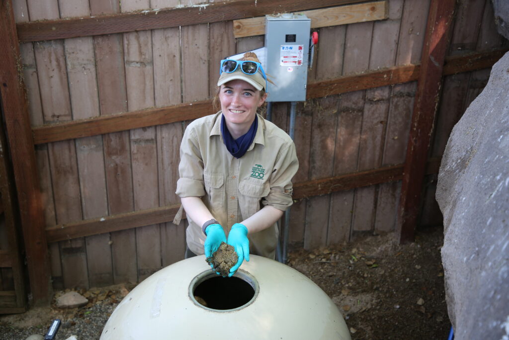 Maintenance team member with water filtration afm glass media